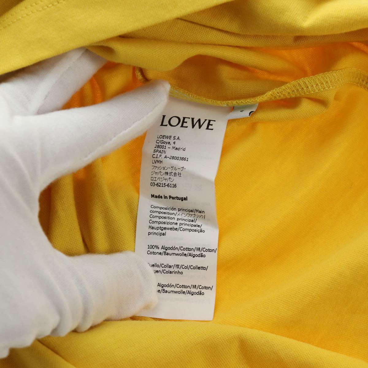 LOEWE × Ghibli Totoro T-Shirt Medium Totoro Cotton Yellow Auth 167432SM