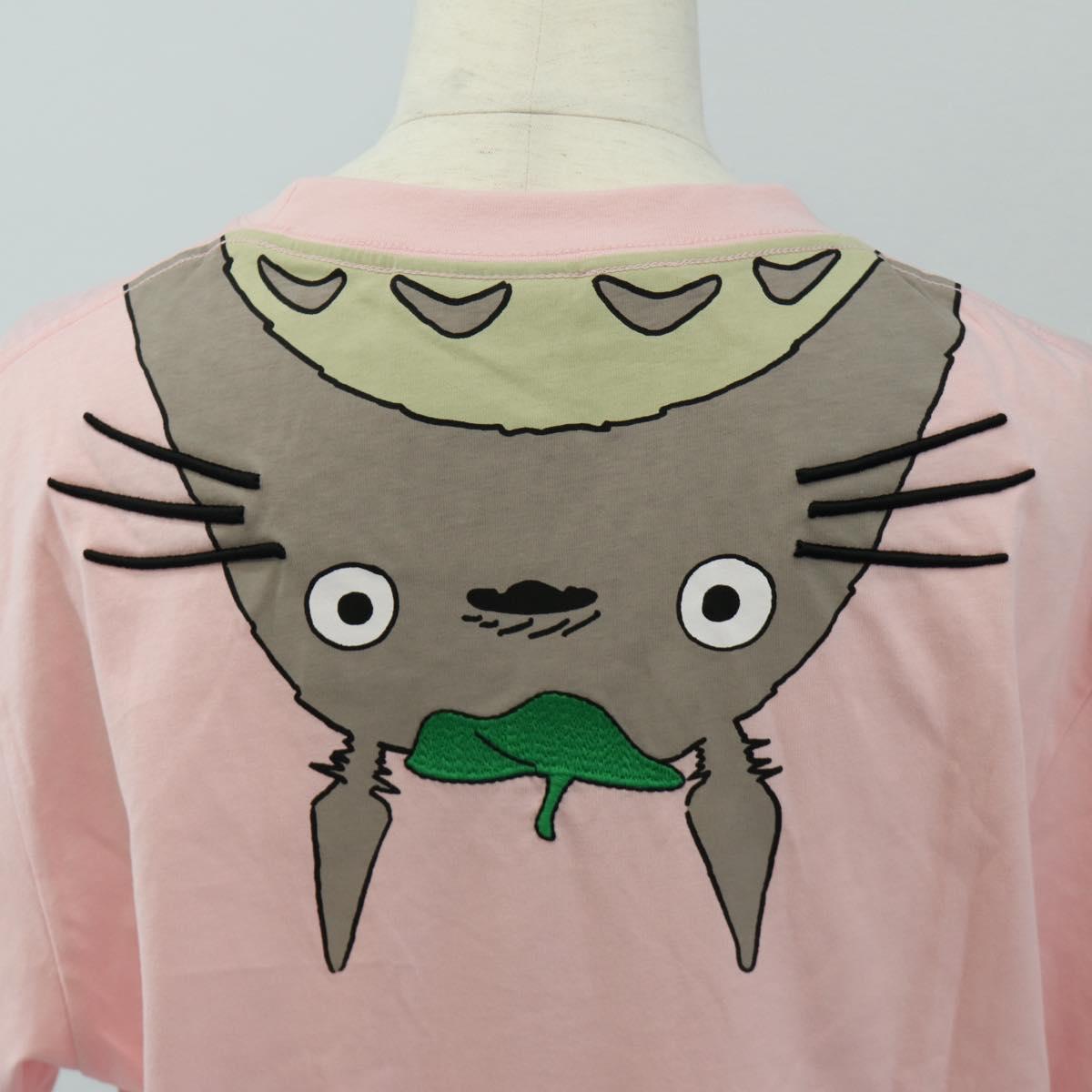 LOEWE × Studio Ghibli My Neighbor Totoro T Shirt Cotton Pink Auth 167433SM