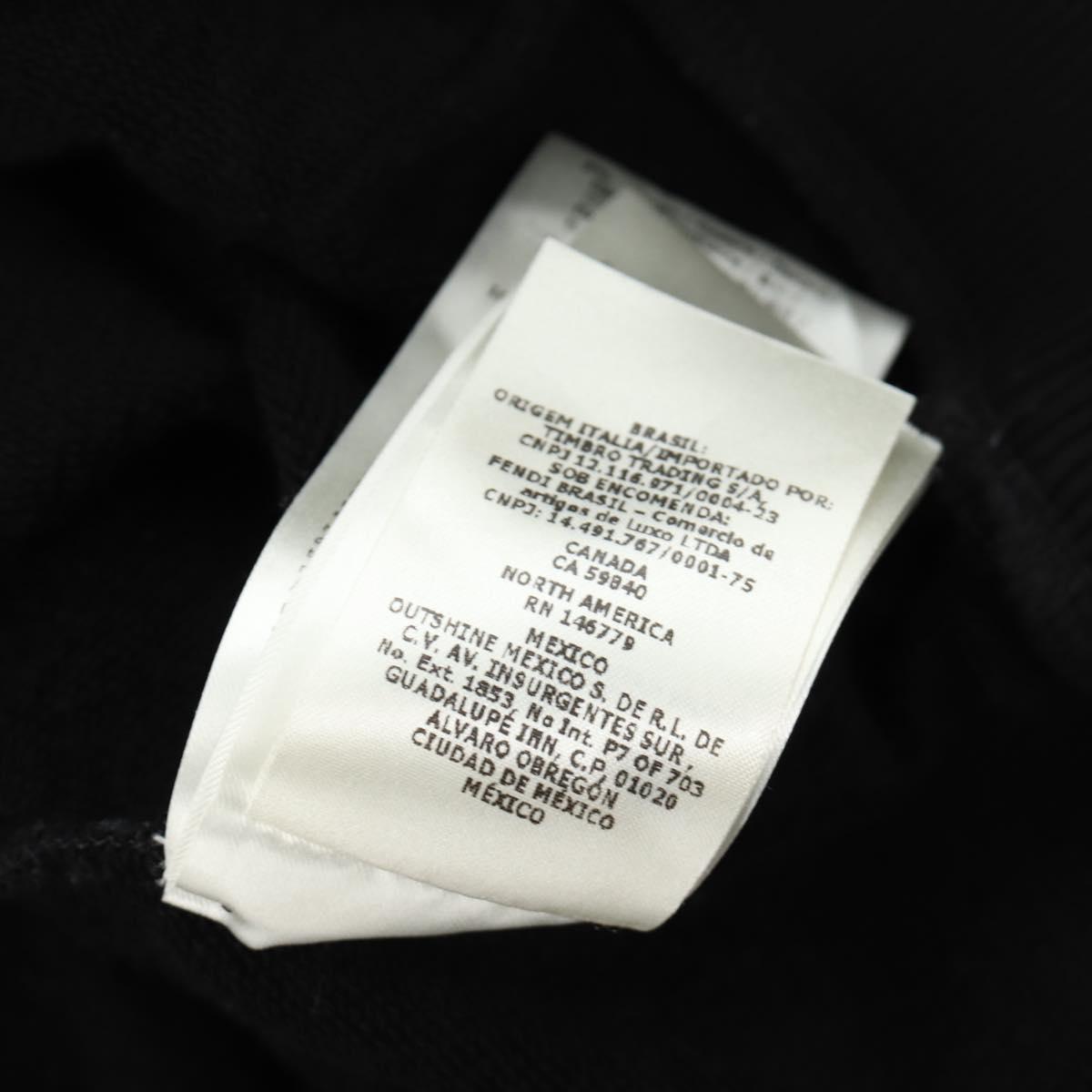 FENDI FENDI x FRGMT x POKÉMON Parker Kairyu Cotton Black Auth 167434SM