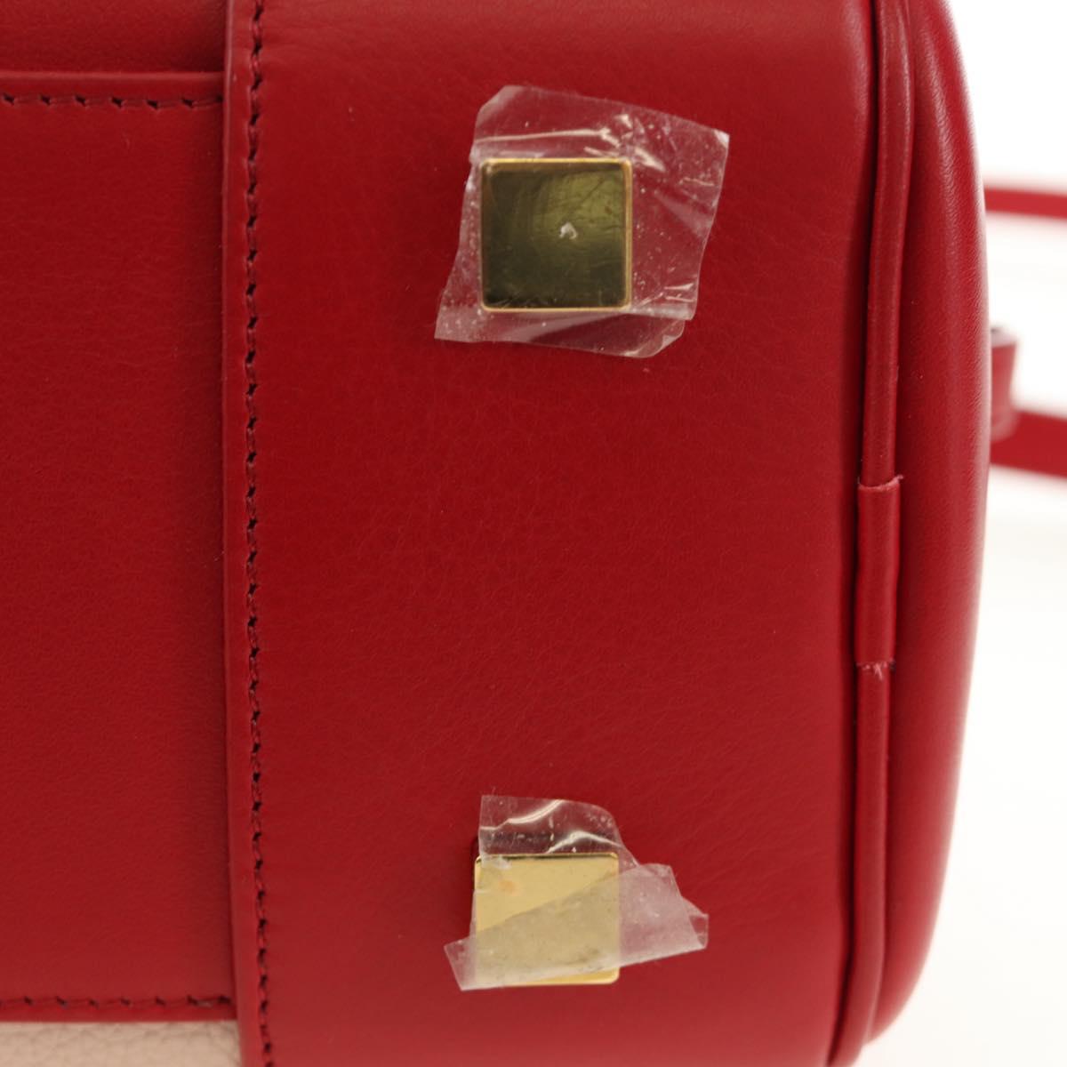 LOEWE × Studio Ghibli Amazona 19 Baby Mouse Hand Bag Leather Red Auth 167438SM