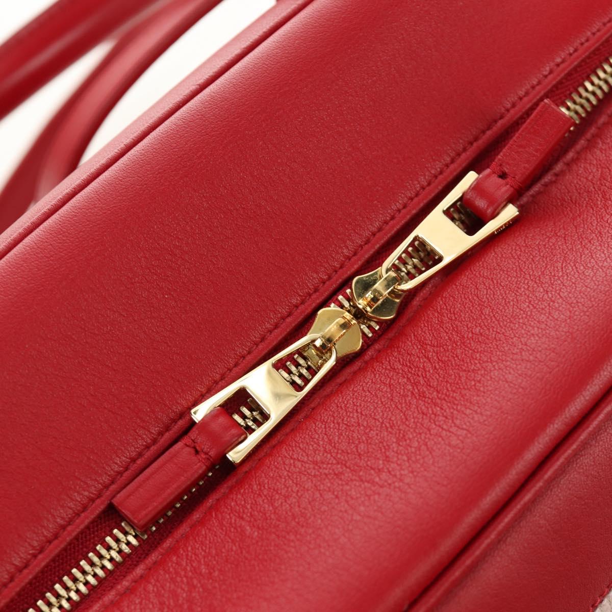 LOEWE × Studio Ghibli Amazona 19 Baby Mouse Hand Bag Leather Red Auth 167438SM