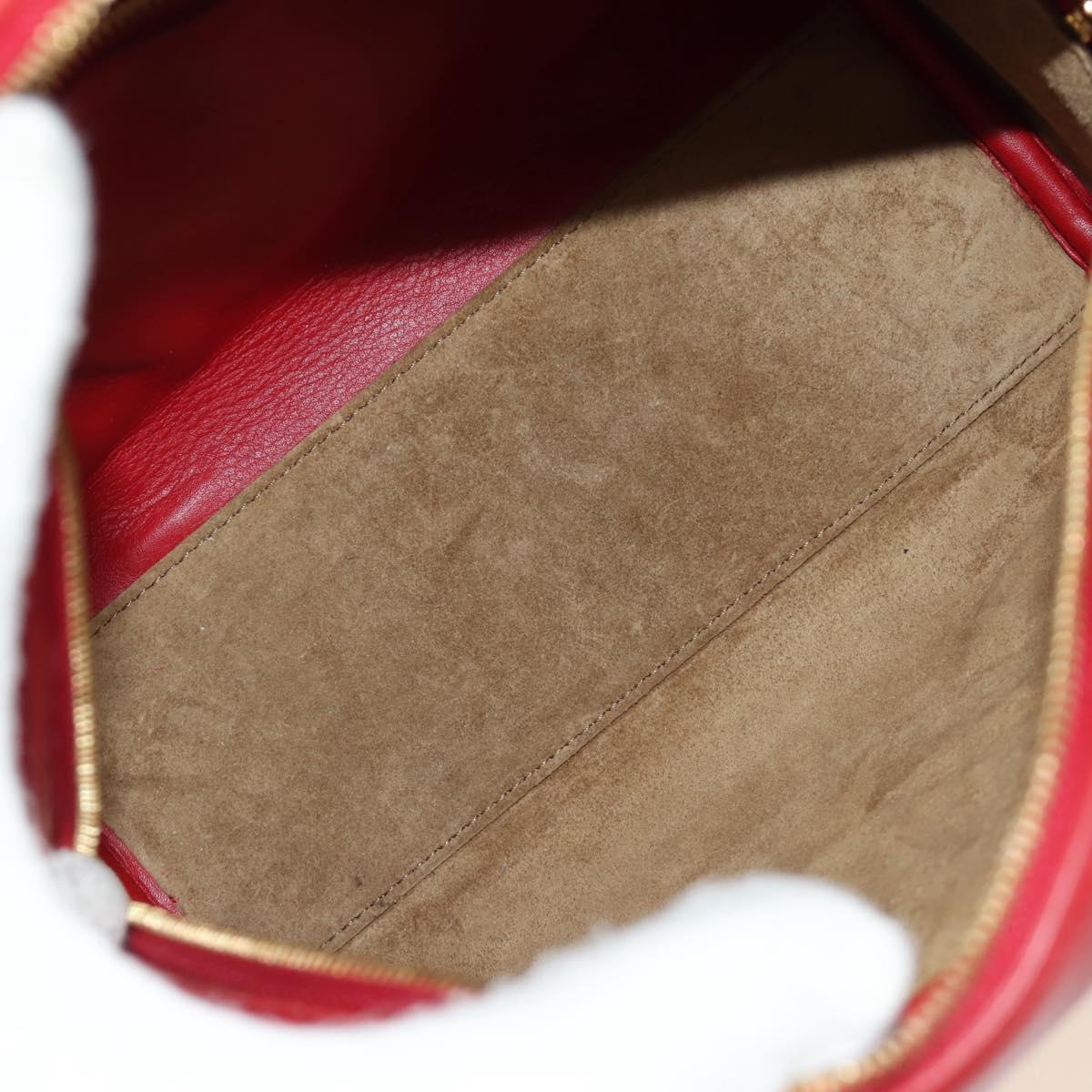 LOEWE × Studio Ghibli Amazona 19 Baby Mouse Hand Bag Leather Red Auth 167438SM