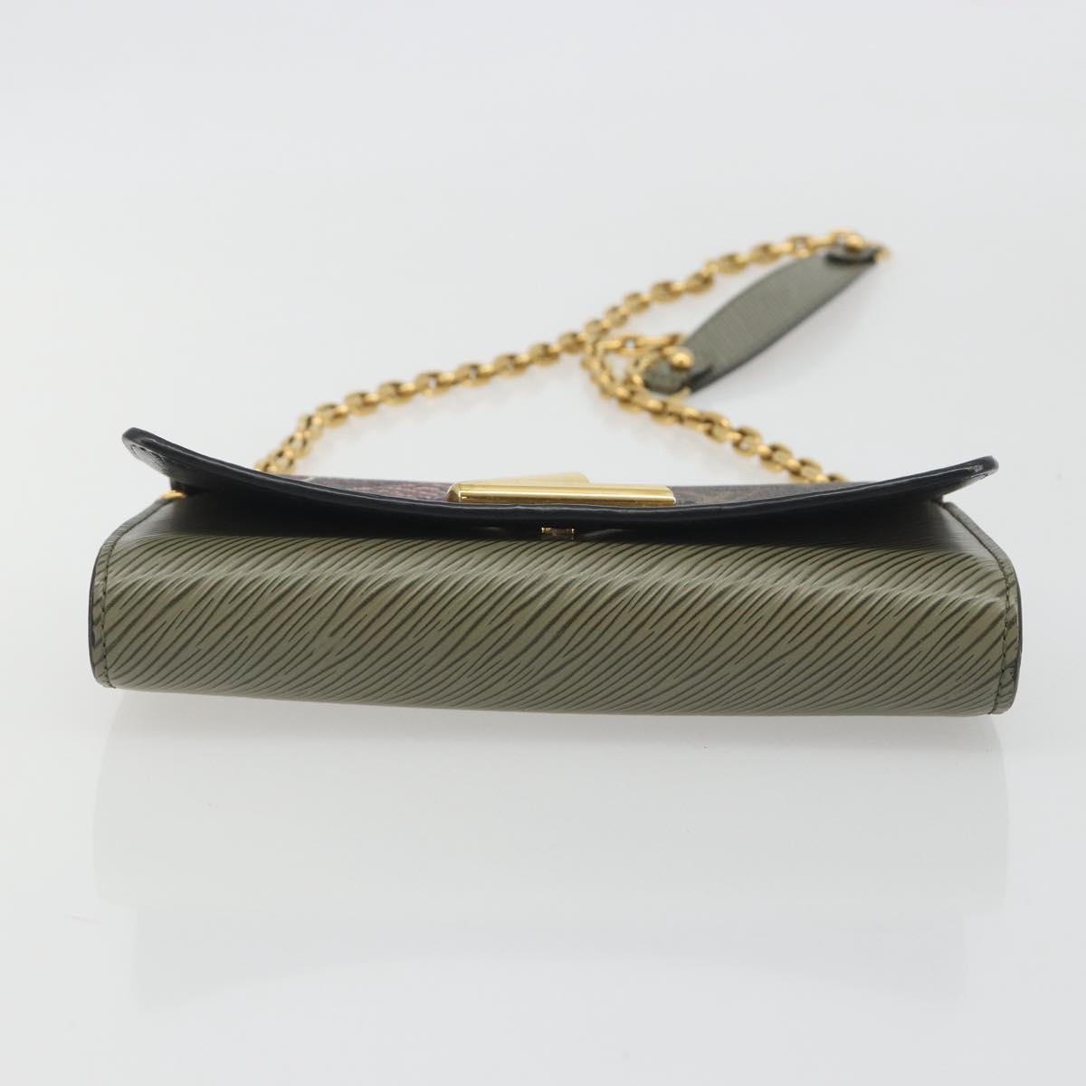 LOUIS VUITTON Monogram Kabuki Twist MM Shoulder Bag LV Auth 167444A