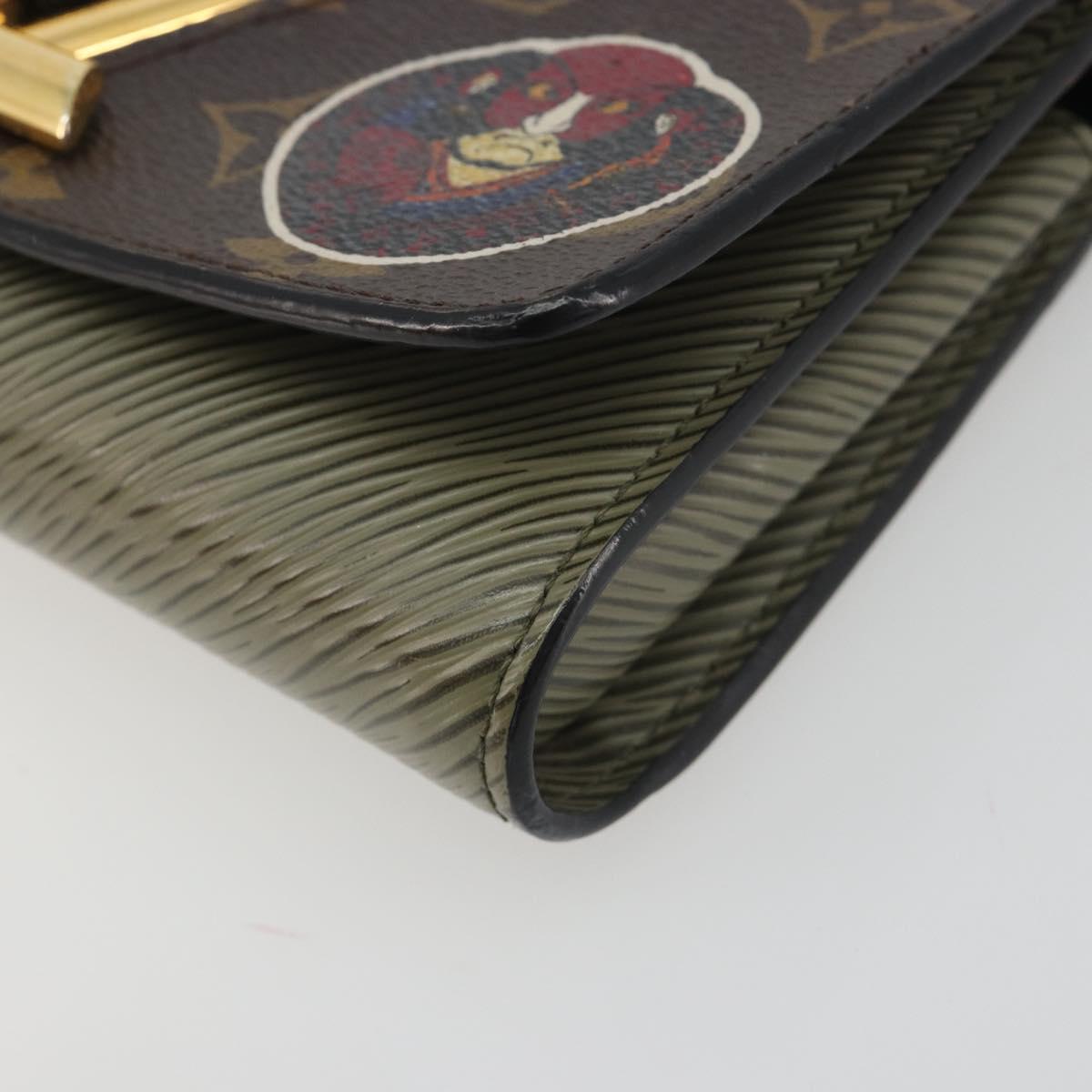 LOUIS VUITTON Monogram Kabuki Twist MM Shoulder Bag LV Auth 167444A