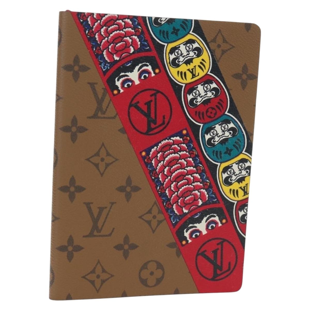 LOUIS VUITTON Monogram Kabuki Kai Eclamance Note Book GI0233 LV Auth 167447M
