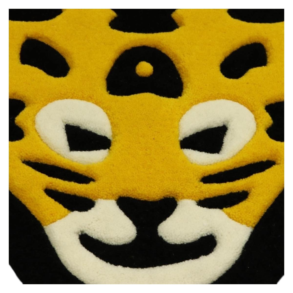 LOUIS VUITTON X NIGO Tiger Carpet Canvas Yellow Black GI0719 LV Auth 167449SM