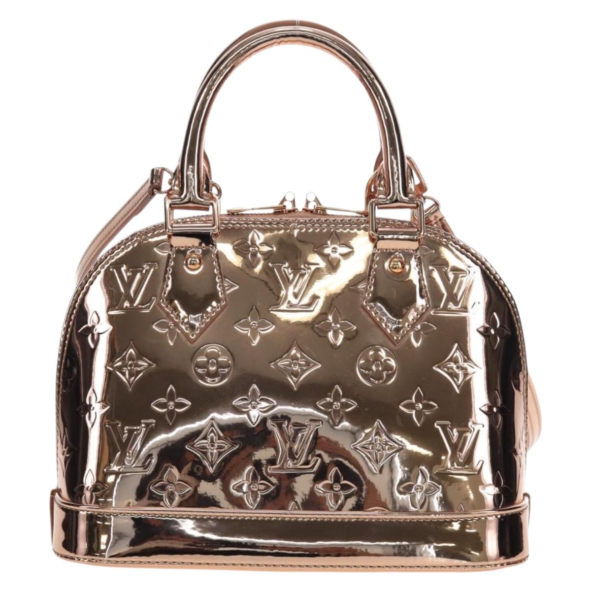 LOUIS VUITTON Monogram Miroir Alma BB Hand Bag Cuible M27037 LV Auth 167452SM