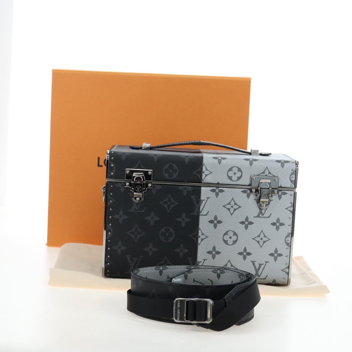 LOUIS VUITTON Monogram Eclipse Mini Box Trunk M21022 LV Auth 167461SM