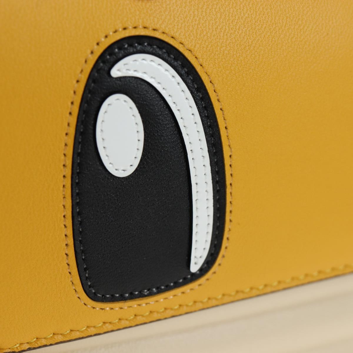 FENDI x FRGMT x POKEMON Dragonite Mamma Baguette Yellow 8BR600 Auth 167467SM