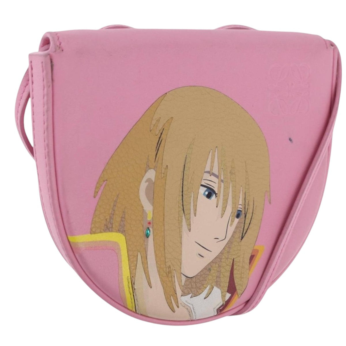 LOEWE x Studio Ghibli Howl's Moving Castle Heel Small Howl Pouch Auth 167471M