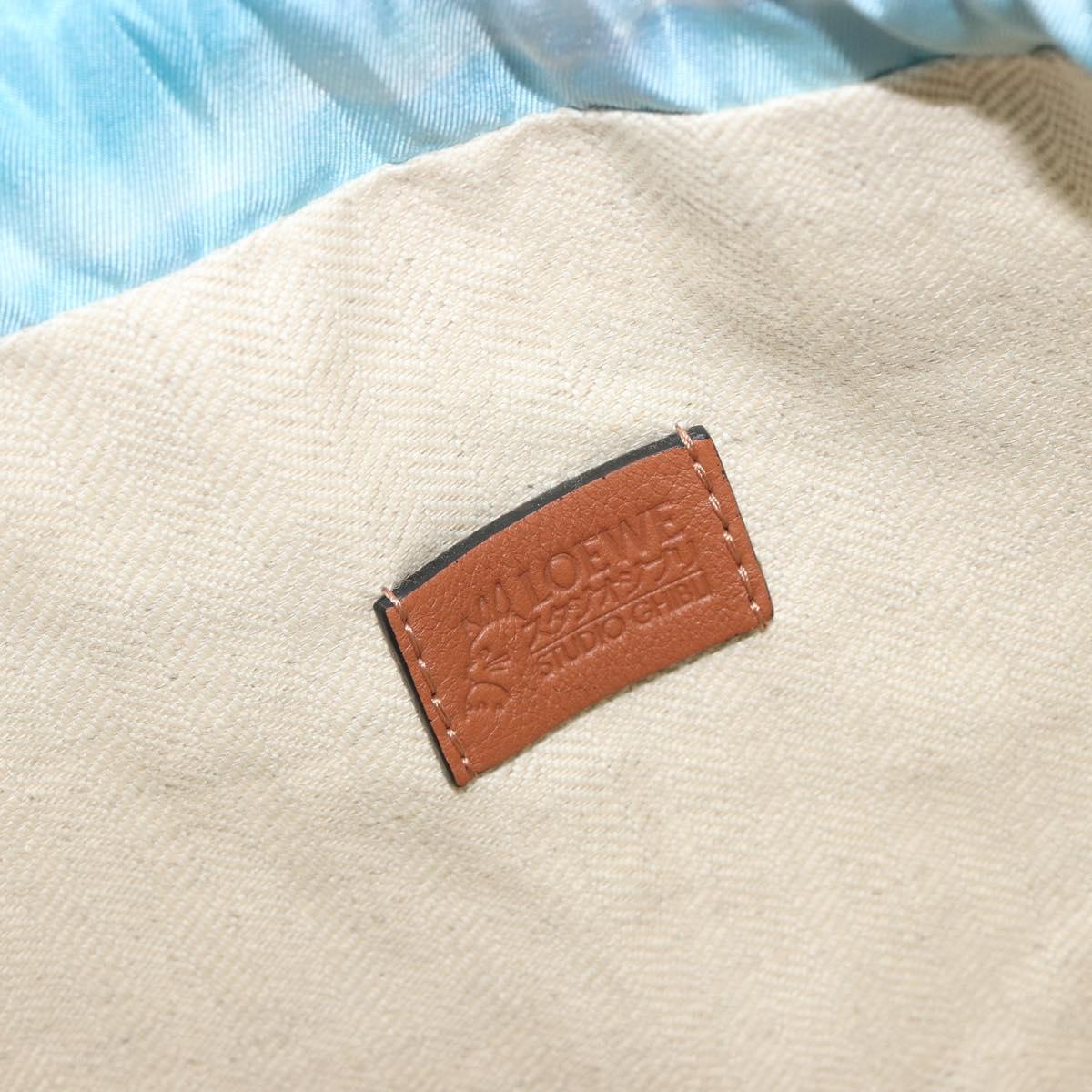 LOEWE Studio Ghibli Howl's Moving Castle Sophie Pouch Nylon Blue Auth 167478M