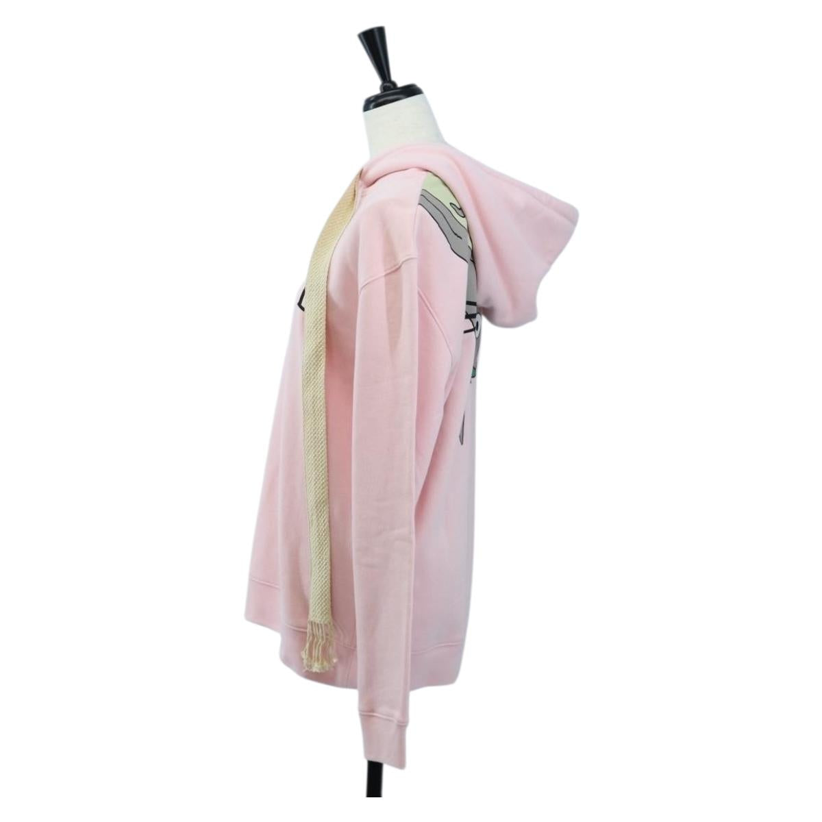 LOEWE x Studio Ghibli My Neighbor Totoro Hoodie Cotton Pink Auth 167484SM