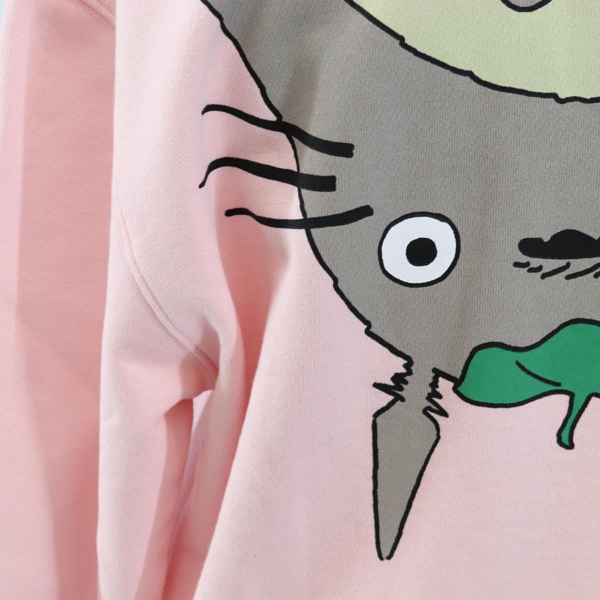 LOEWE x Studio Ghibli My Neighbor Totoro Hoodie Cotton Pink Auth 167484SM