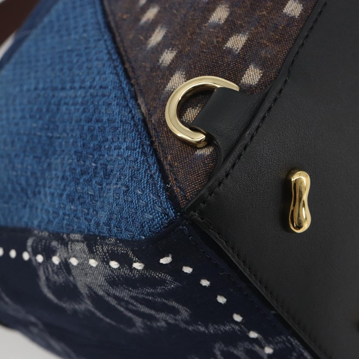 LOEWE x Studio Ghibli Puzzle Bag BORO Blue Frog Soot Sprites Blue Auth 167492SM