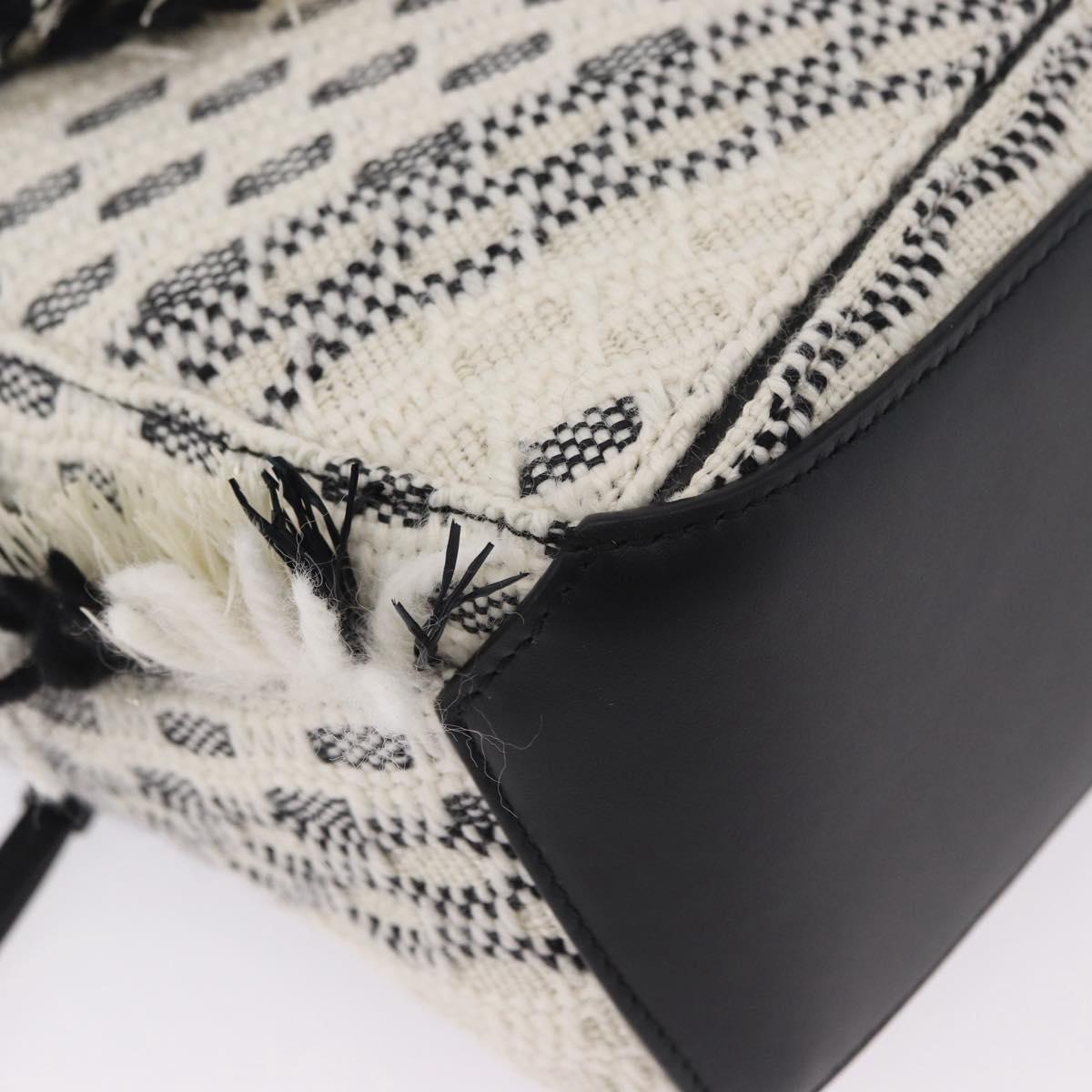 LOEWE AniAlverse Collaboration Puzzle Bag Small Cotton White Auth 167494SM