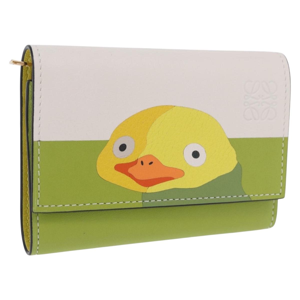 LOEWE x Studio Ghibli Spirited Away Ootori Sama Wallet Leather Auth 167499SM