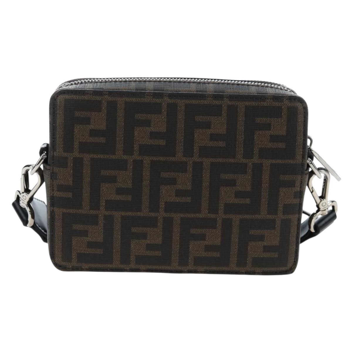 FENDI FENDIxFRGMTxPOKÉMON Zucca Canvas Dragonfly 2way Camera Bag Auth 167506SM