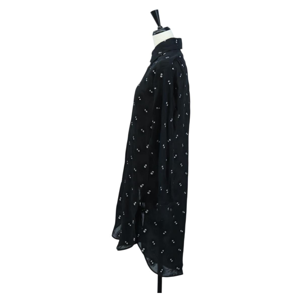 LOEWE LOEWE × Studio Ghibli Sheer shirt Soot Sprites Cotton 34 Auth 167530SM