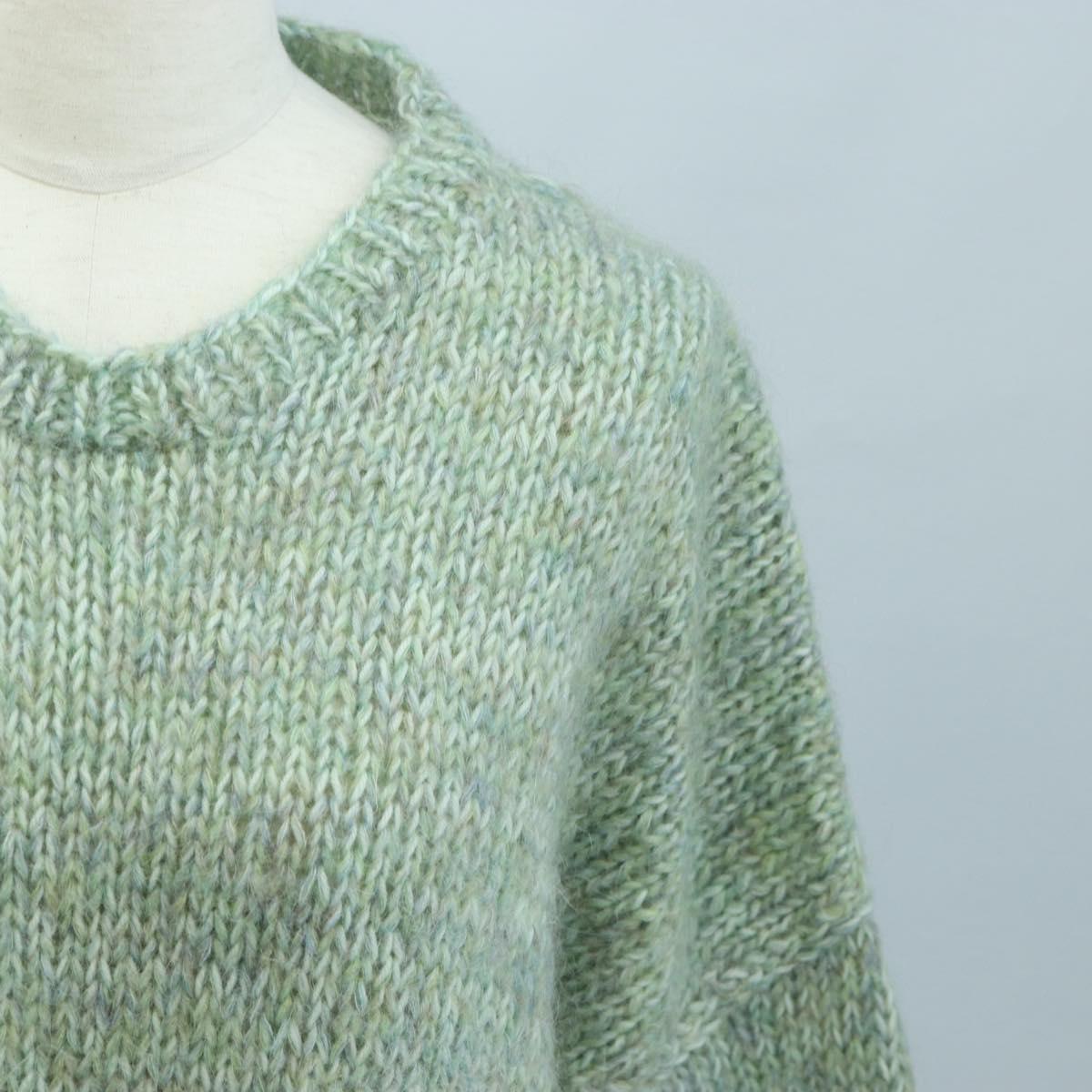 LOEWE LOEWE × Studio Ghibli Embroidered Sweater Hin Wool XS Green Auth 167540SM