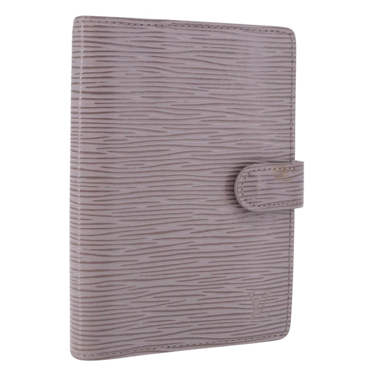 LOUIS VUITTON Epi Agenda PM Day Planner Cover Lilac R2005B LV Auth 167544A