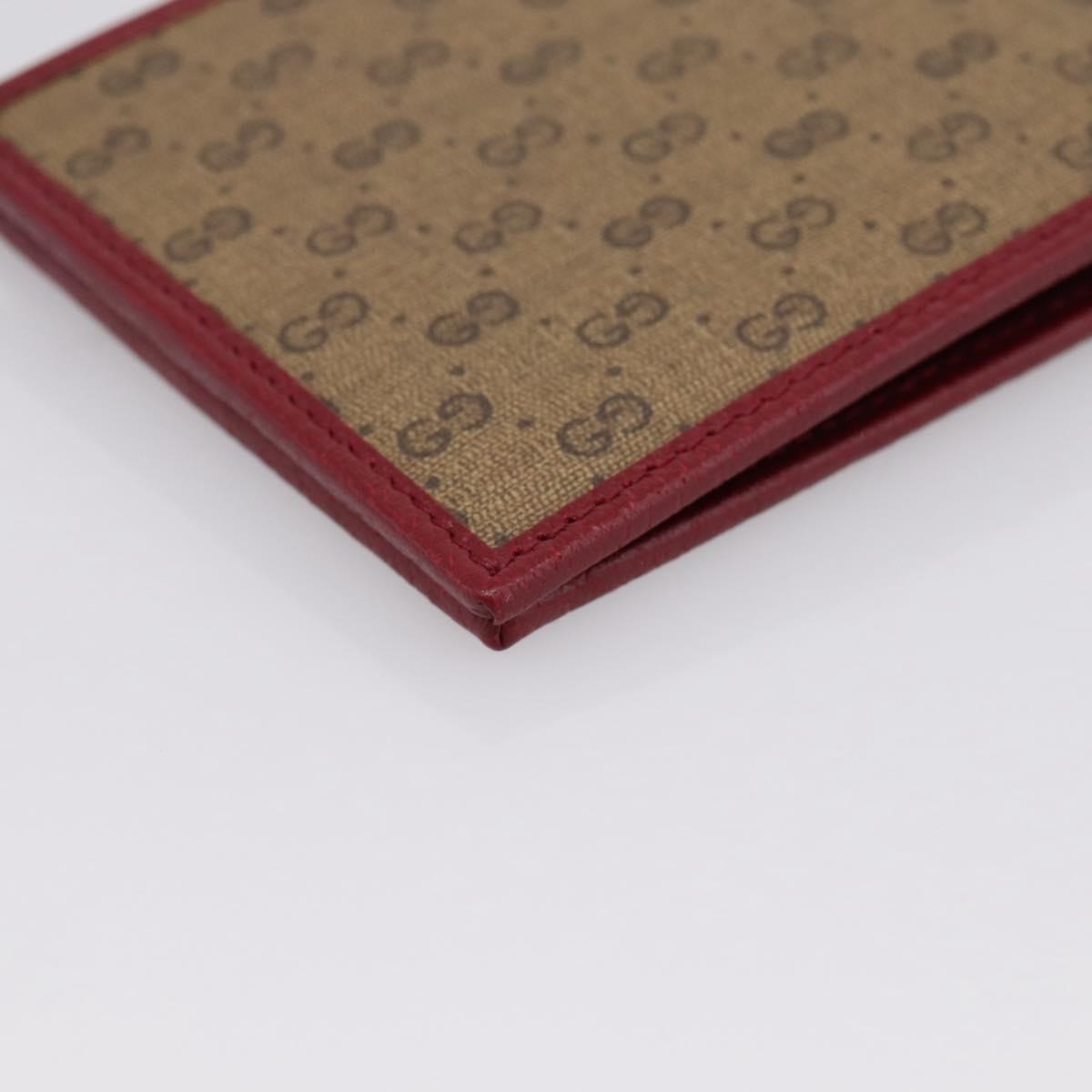 GUCCI x Doraemon Cow Doraemon Wallet Micro GG PVC Beige 654498 Auth 167547SAM