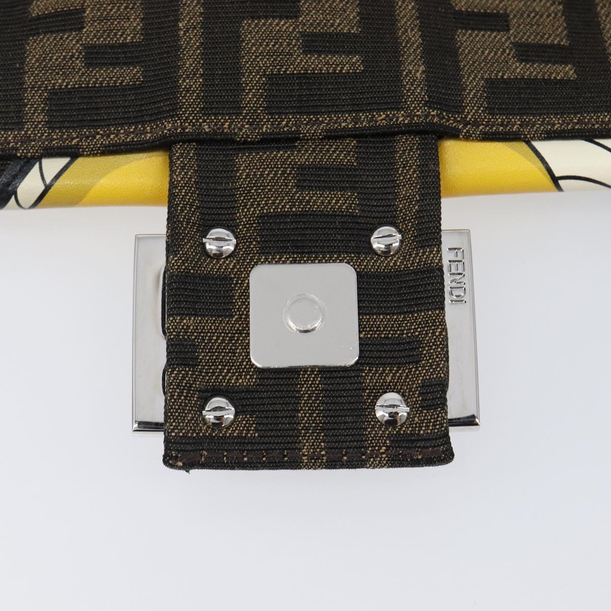FENDI x FRGMT x POKEMON Mamma Baguette Kairyu Zucca Brown 8BR600 Auth 167552SM