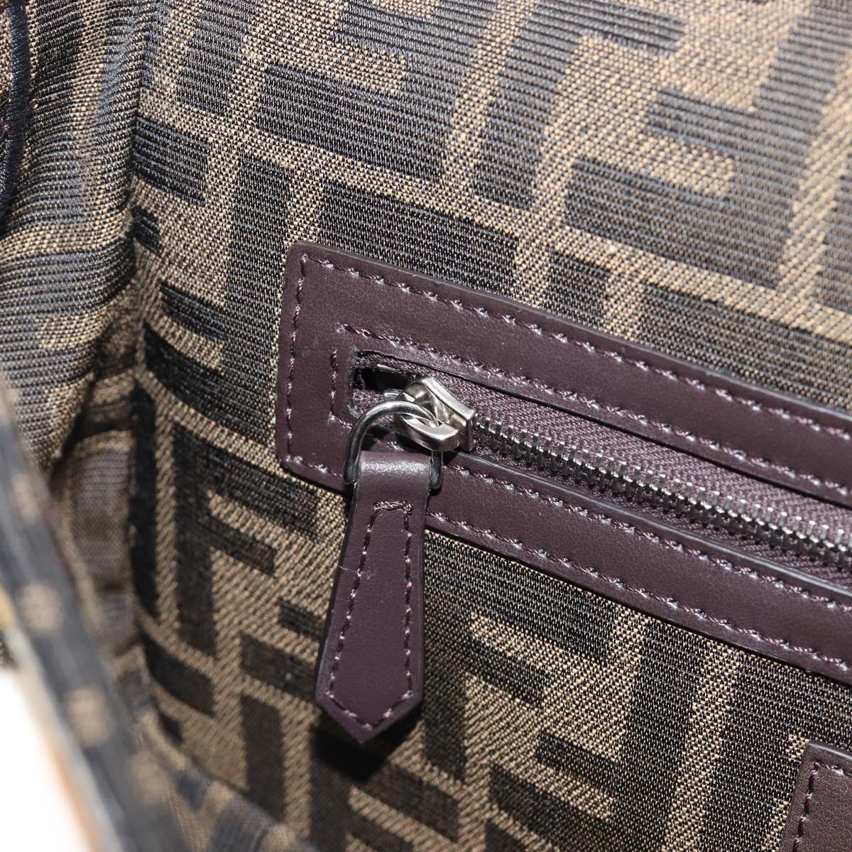 FENDI x FRGMT x POKEMON Mamma Baguette Kairyu Zucca Brown 8BR600 Auth 167552SM