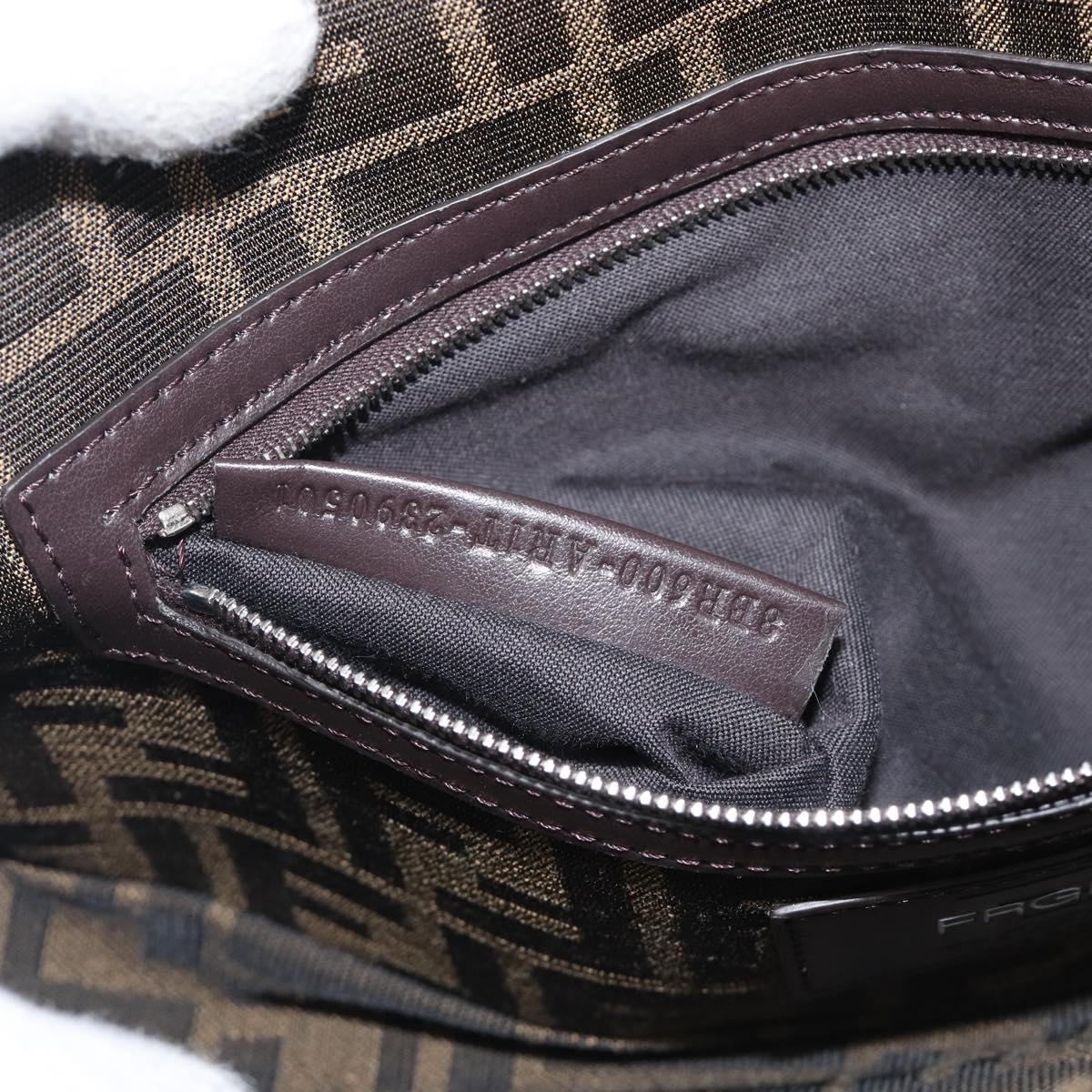FENDI x FRGMT x POKEMON Mamma Baguette Kairyu Zucca Brown 8BR600 Auth 167552SM