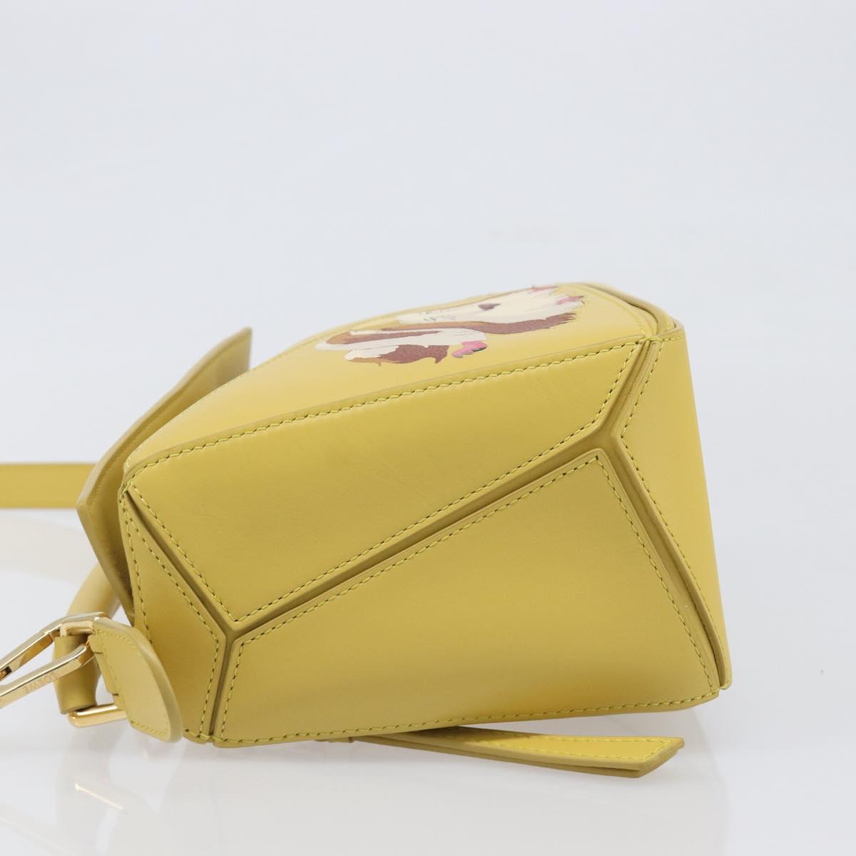 LOEWE x Studio Ghibli Howl's Moving Castle Hin Puzzle Bag Yellow Auth 167554SM