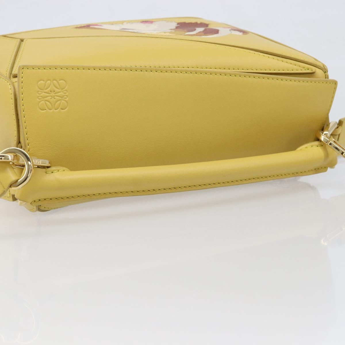 LOEWE x Studio Ghibli Howl's Moving Castle Hin Puzzle Bag Yellow Auth 167554SM