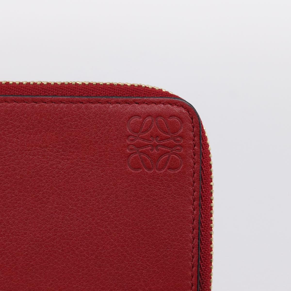 LOEWE x Studio Ghibli Spirited Away No-Face Card Case Leather Red Auth 167558M