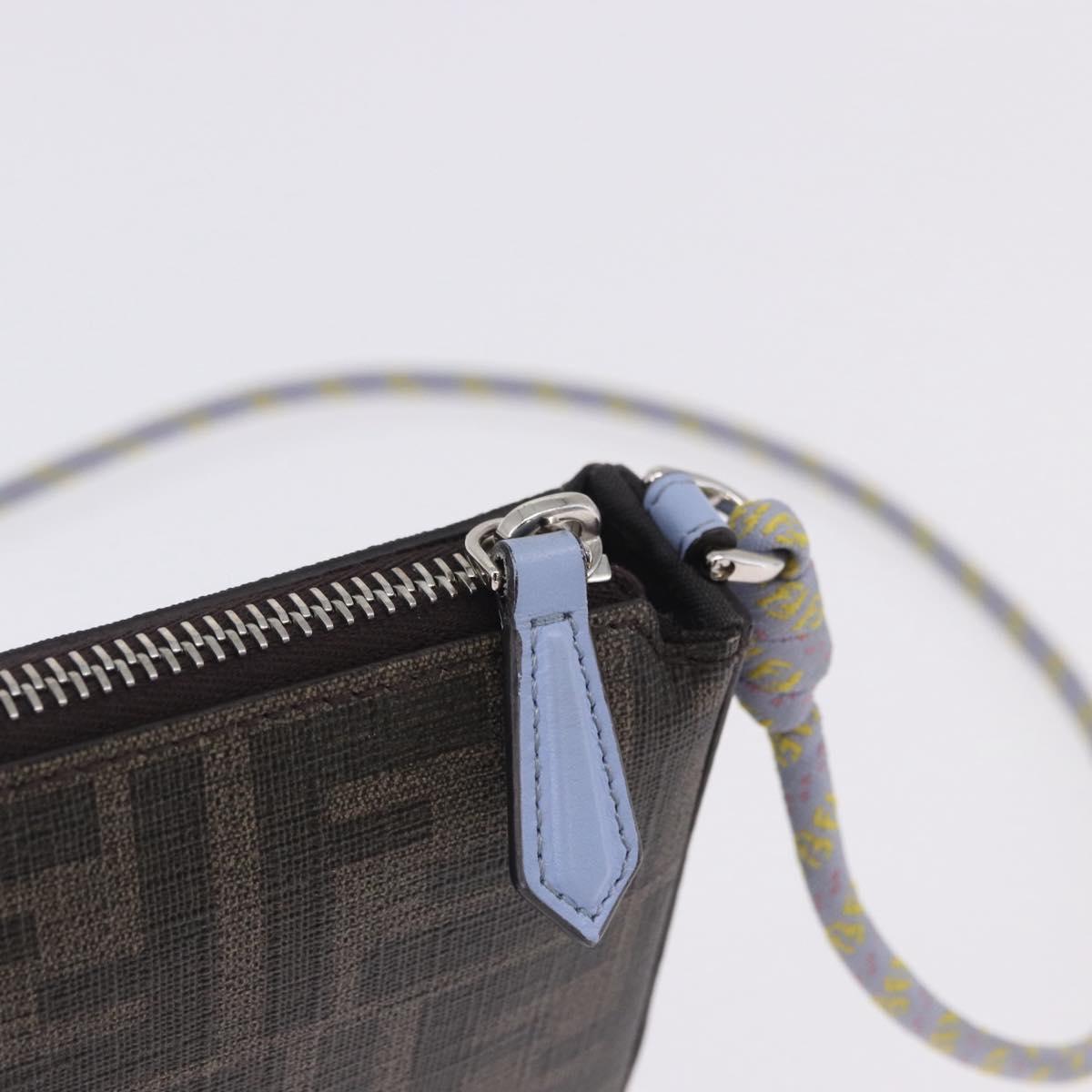 FENDI x FRGMT x POKEMON Dratini Shoulder Bag PVC Brown 8BS073 Auth 167561SM