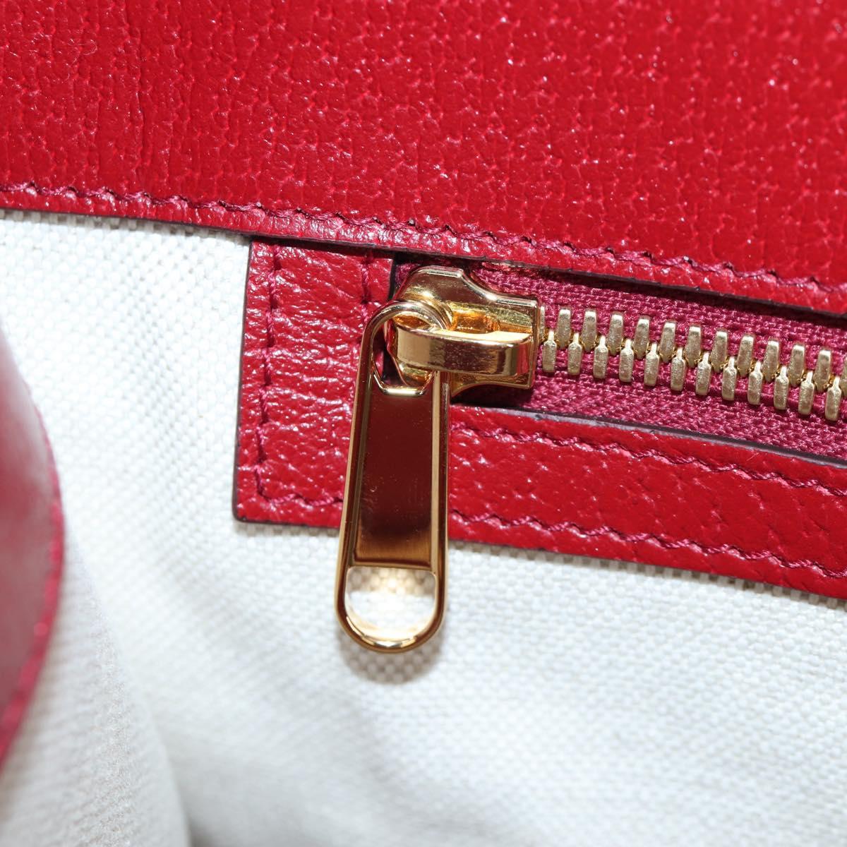 GUCCI x Doraemon Micro GG Hand Bag PVC 2way Brown Gold Tone 653952 Auth 167569SM