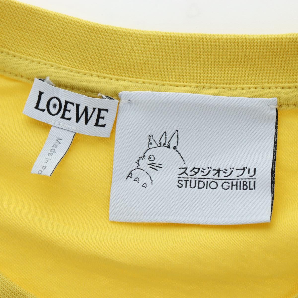 LOEWE x Studio Ghibli Spirited Away Otori-Sama T-shirt XS Yellow Auth 167592SAM