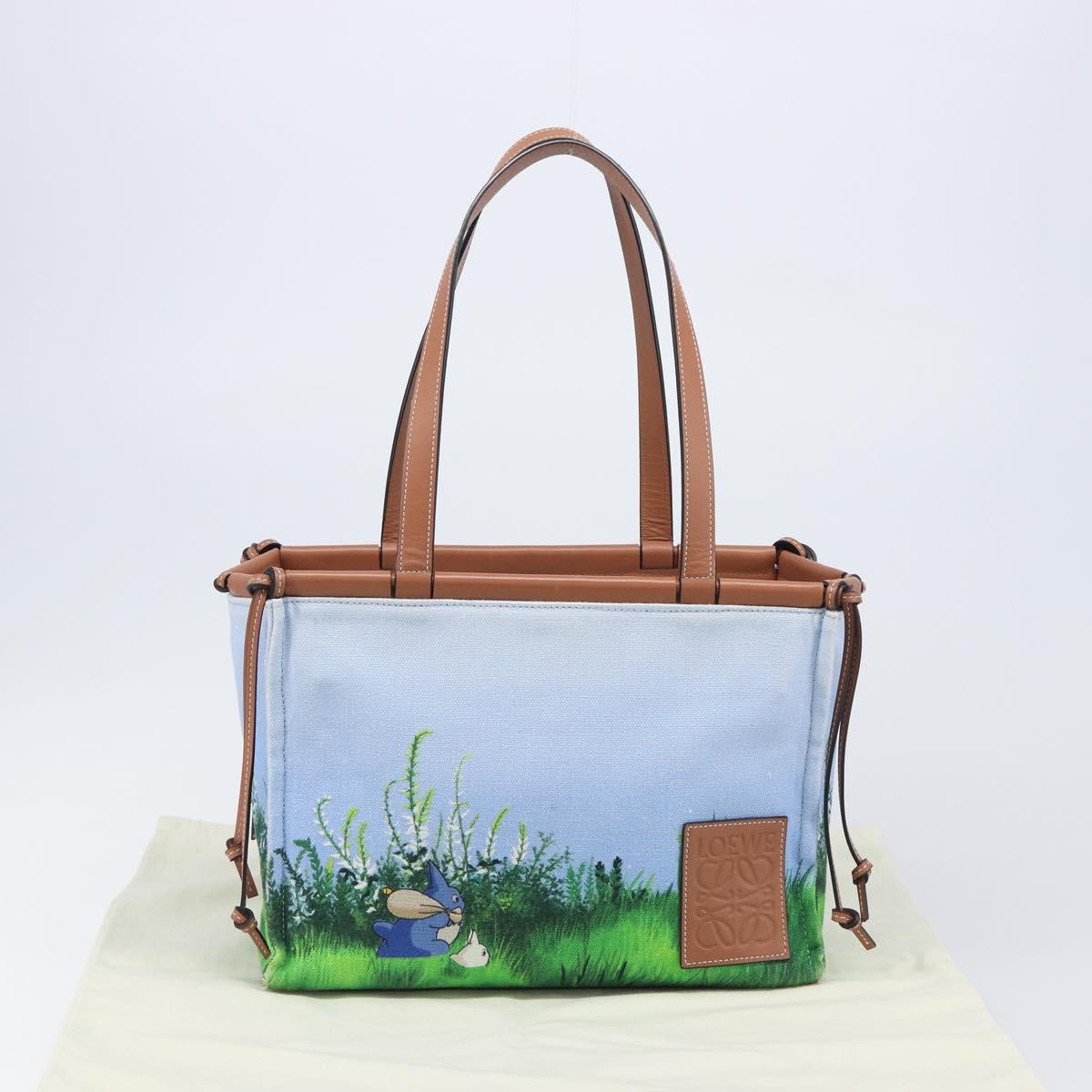 LOEWE x Ghibli My Neighbor Totoro Cushion Tote Bag Auth 167596SM