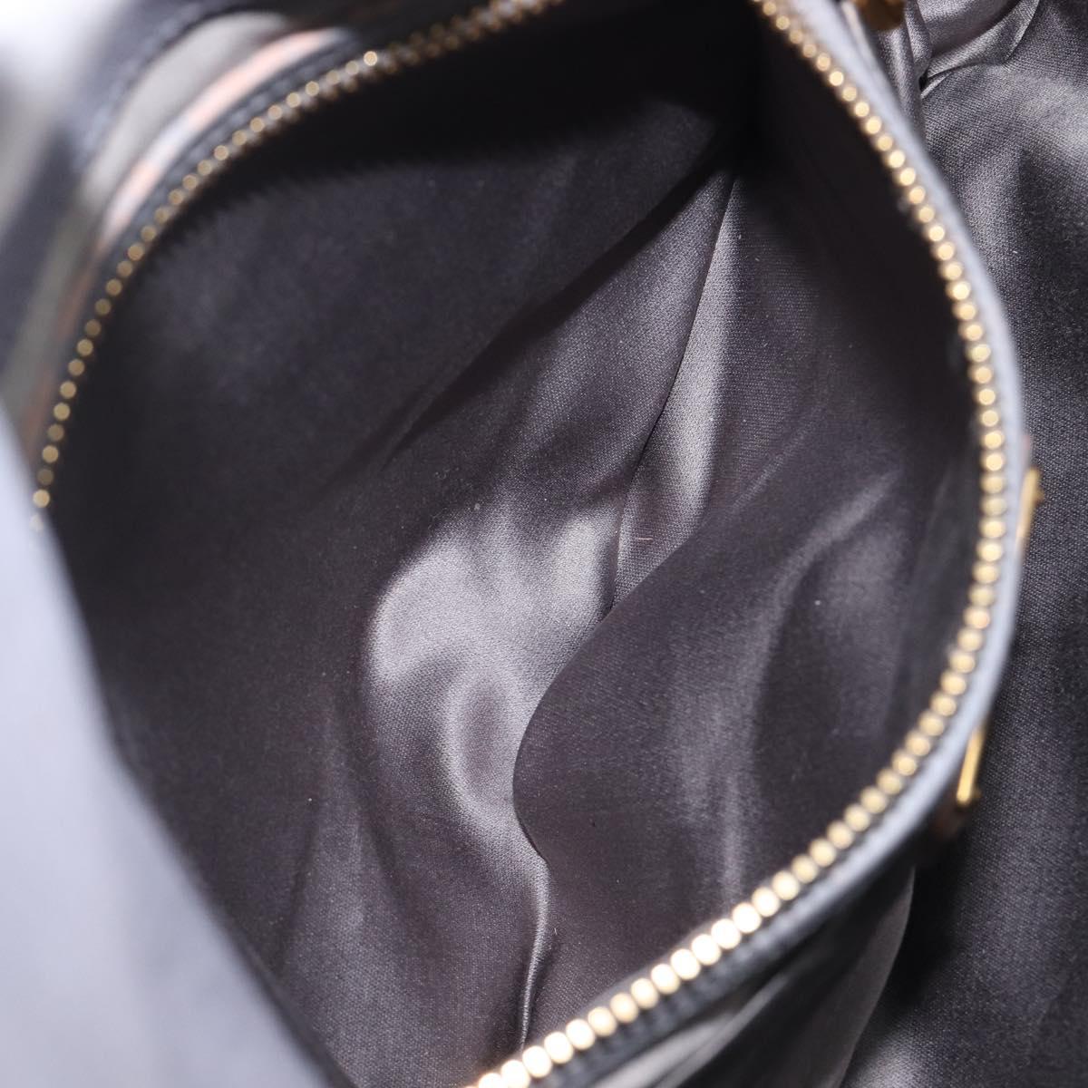 Miu Miu Hand Bag Leather 2way Gray Gold Tone Auth 167602V