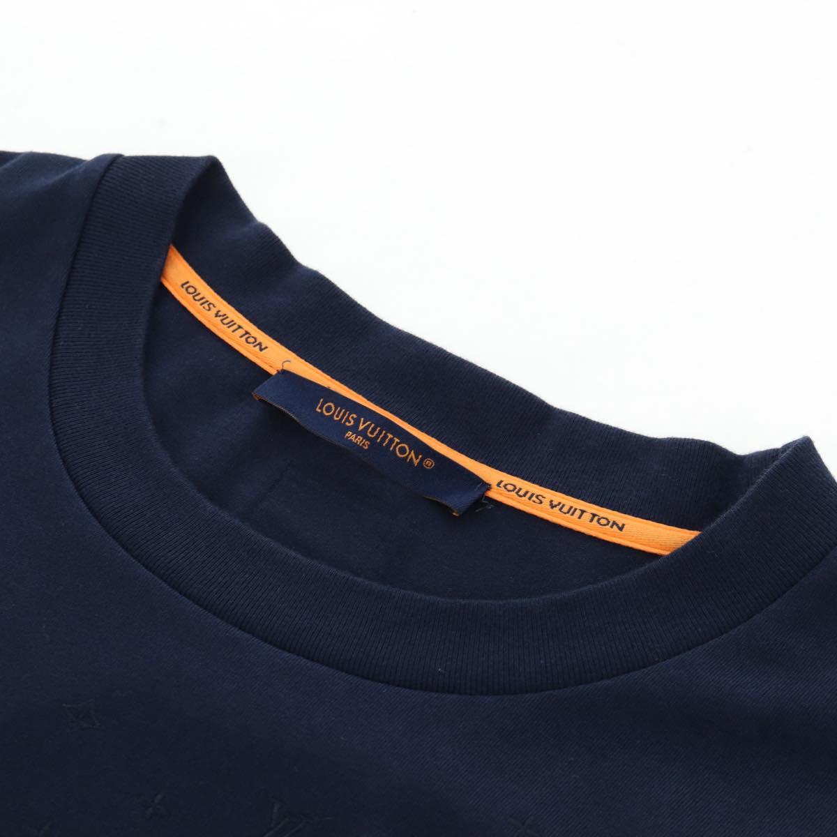 LOUIS VUITTON x NIGO Pharrell Williams T-shirt Navy HTY78WY75 Auth 167608SM