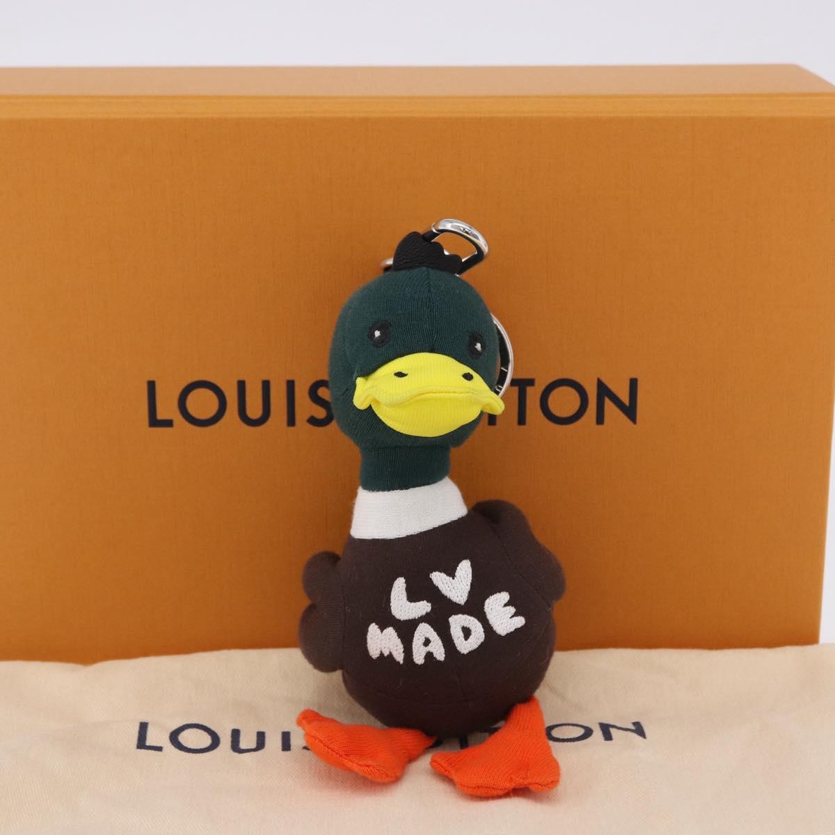 LOUIS VUITTON MADE NIGO LV Squared Porte Cre Duck Charm MP3222 LV Auth 167612SM
