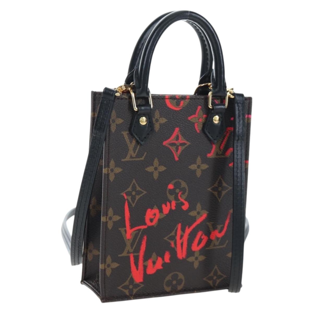 LOUIS VUITTON Monogram Fall in Love Petit Sac Plat 2way M80839 LV Auth 167618SAM