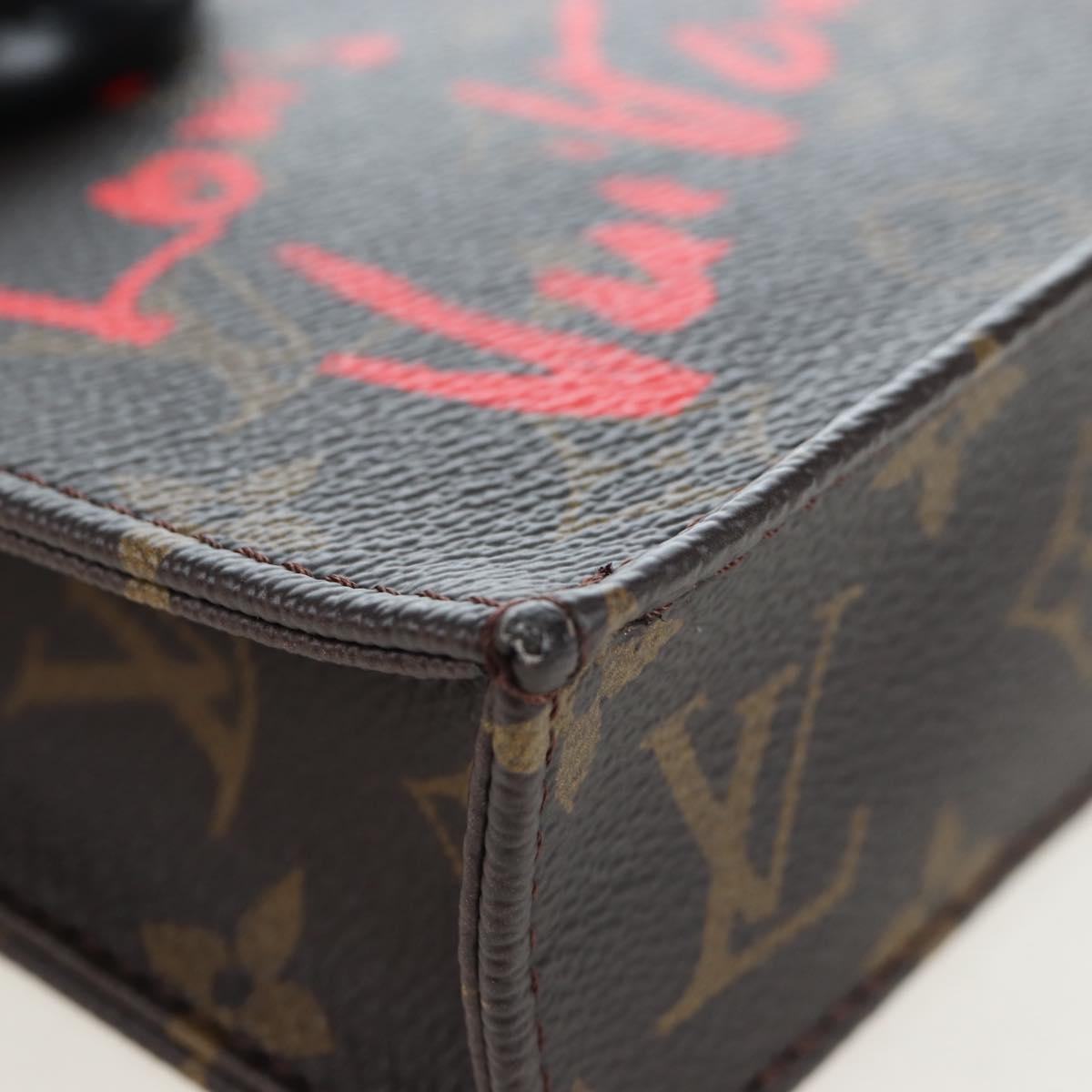 LOUIS VUITTON Monogram Fall in Love Petit Sac Plat 2way M80839 LV Auth 167618SAM