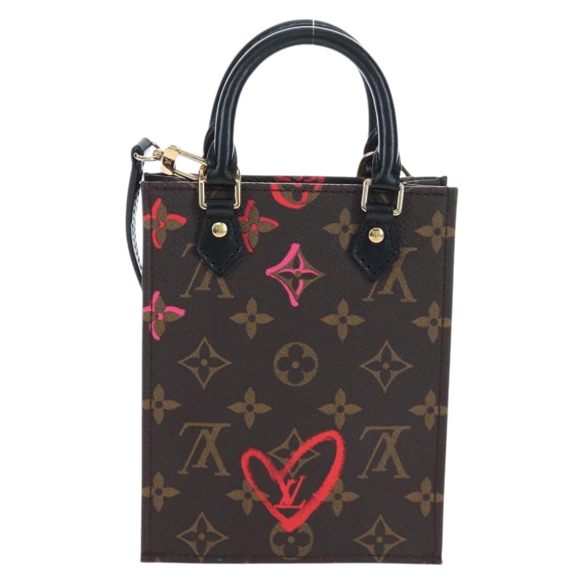 LOUIS VUITTON Monogram Fall in Love Petit Sac Plat 2way M80839 LV Auth 167619SAM