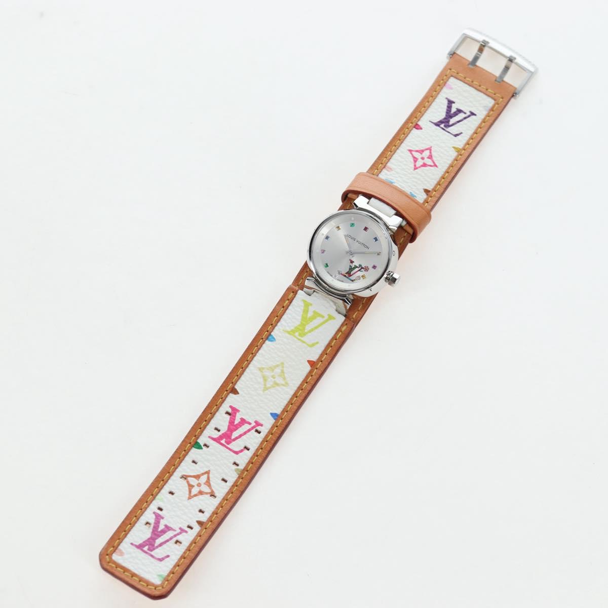 LOUIS VUITTON Love Monogram × Takashi Murakami Tambour Q12130 Auth 167622SAM