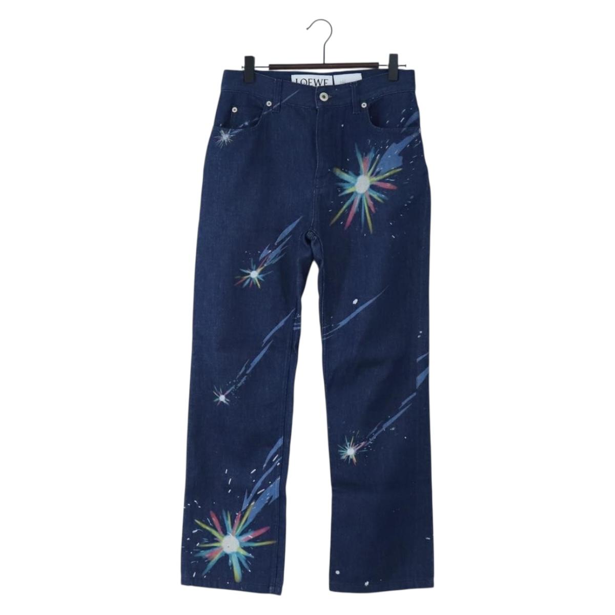 LOEWE x Studio Ghibli Spirited Away Pants Denim 34 Blue Auth 167632M