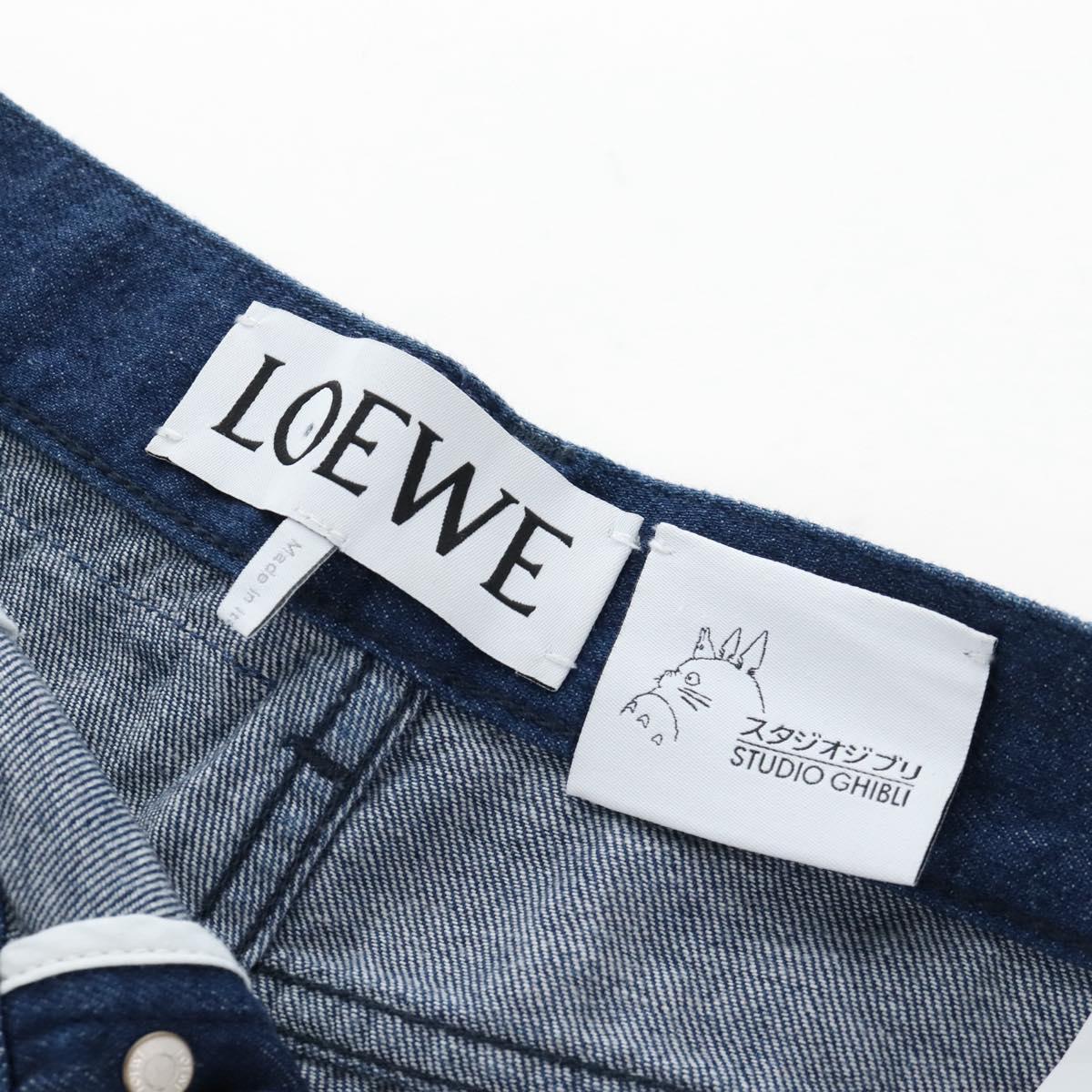 LOEWE x Studio Ghibli Spirited Away Pants Denim 34 Blue Auth 167632M