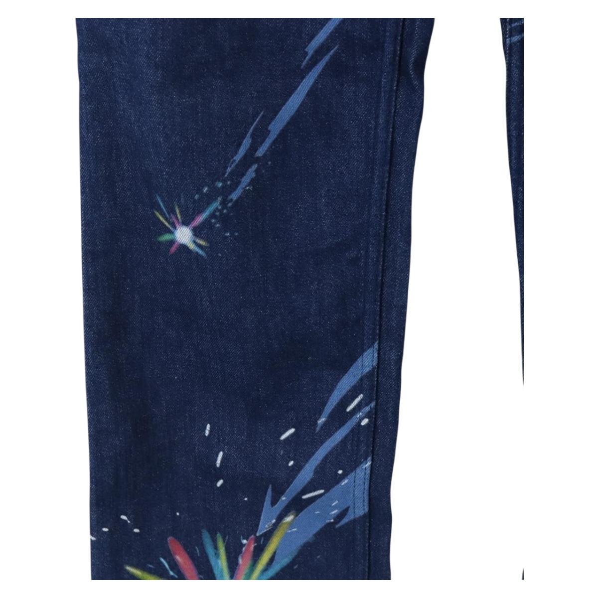LOEWE x Studio Ghibli Spirited Away Pants Denim 34 Blue Auth 167632M