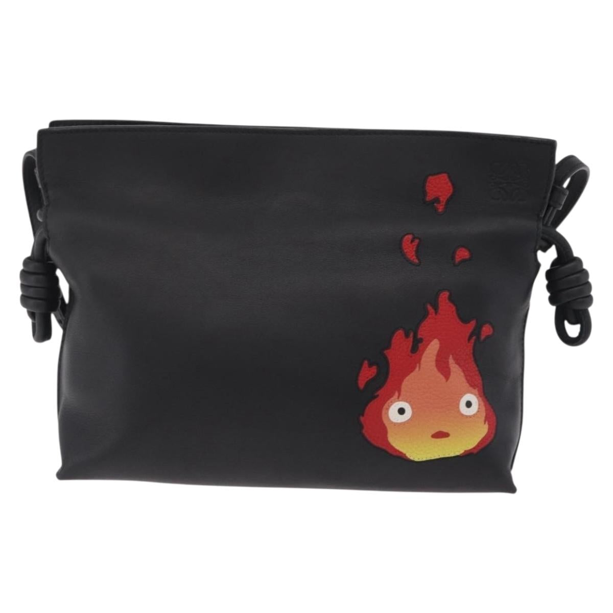 LOEWE × Studio Ghibli Flamenco Mini Calcifer Howl's Leather Auth 167640SAM