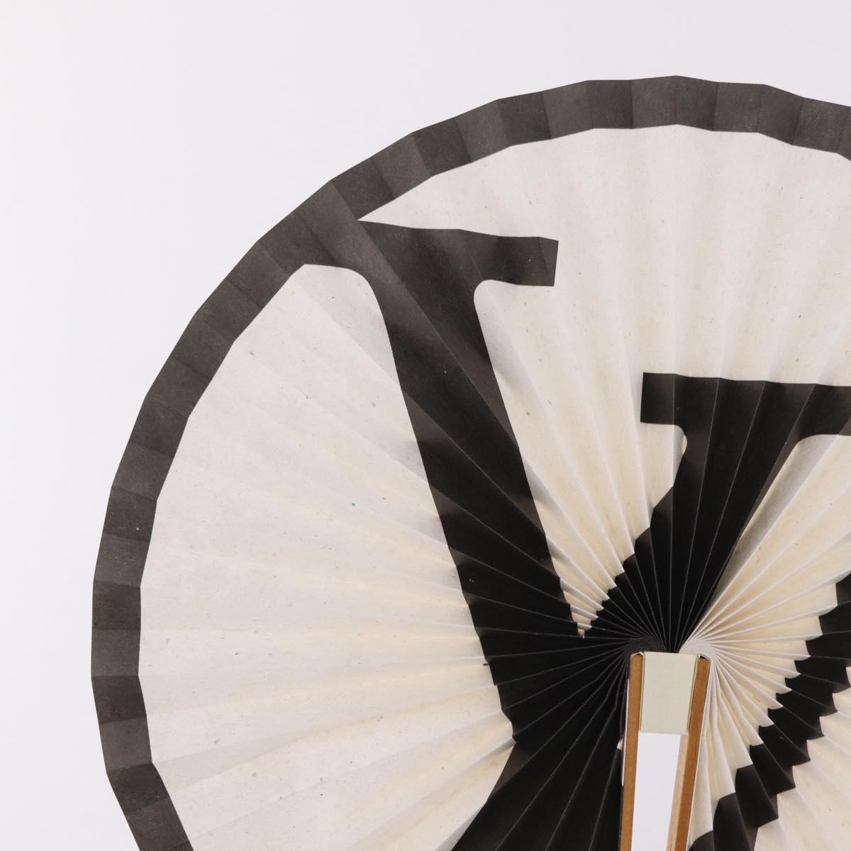 LOUIS VUITTON Japanese Fan Paper Not For Sale White LV Auth 167695M
