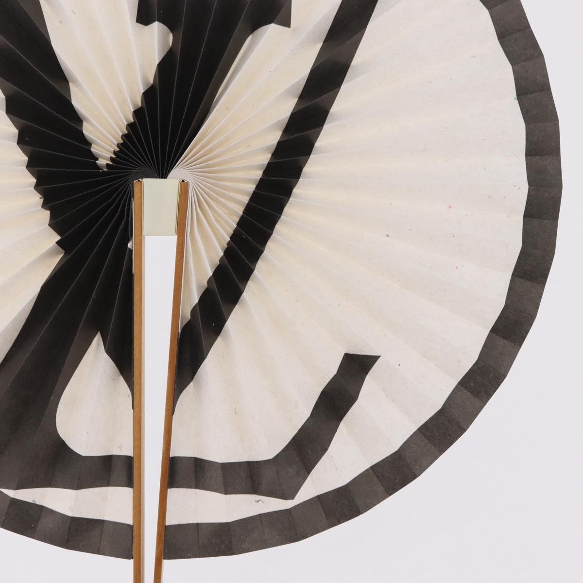 LOUIS VUITTON Japanese Fan Paper Not For Sale White LV Auth 167695M