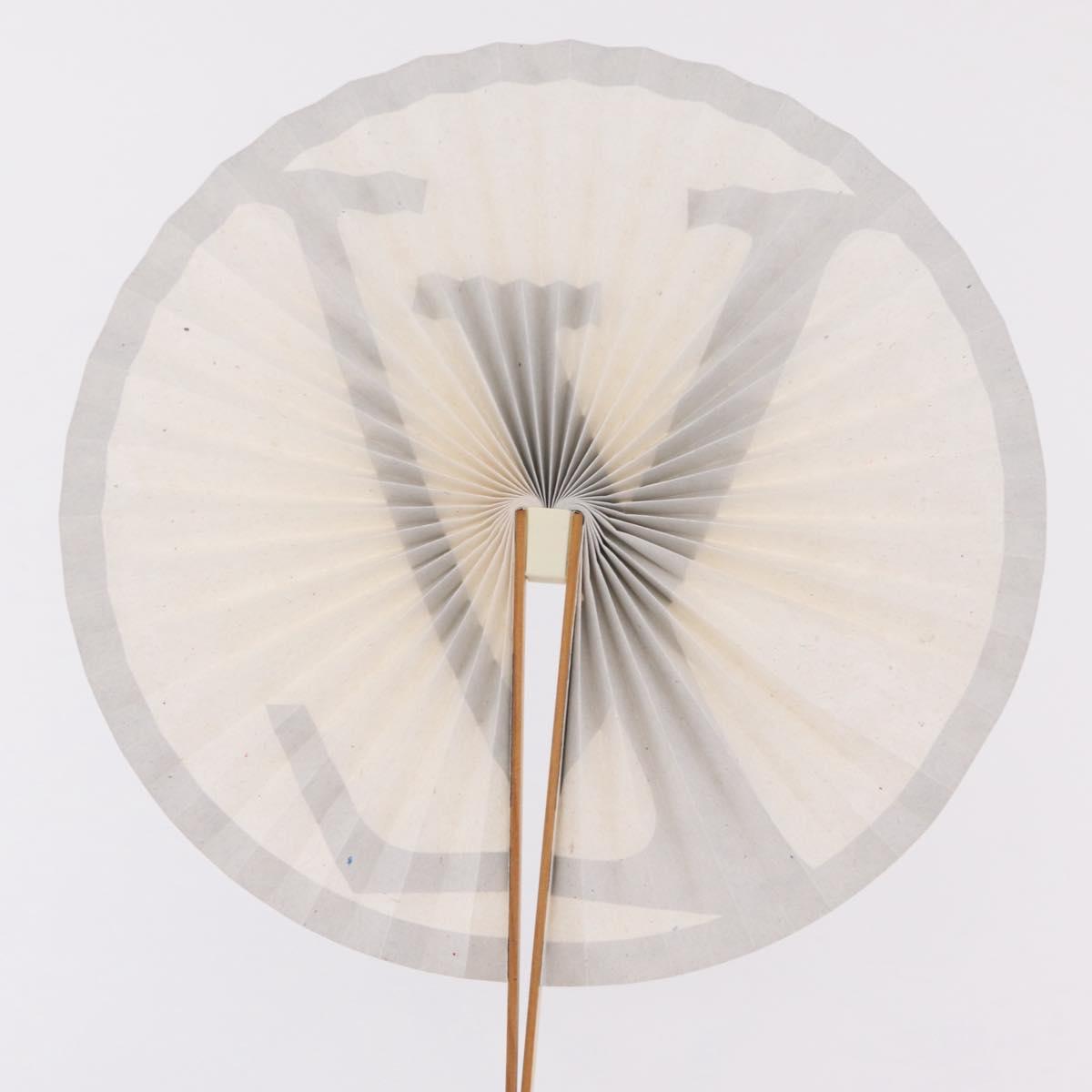 LOUIS VUITTON Japanese Fan Paper Not For Sale White LV Auth 167695M