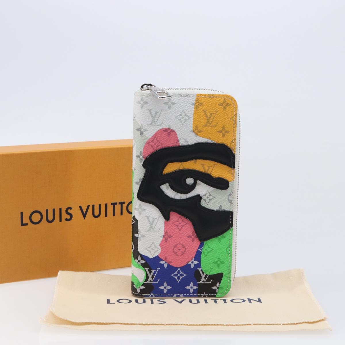 LOUIS VUITTON Monogram LV Portrait Zippy Wallet Vertical M82590 LV Auth 167703SM
